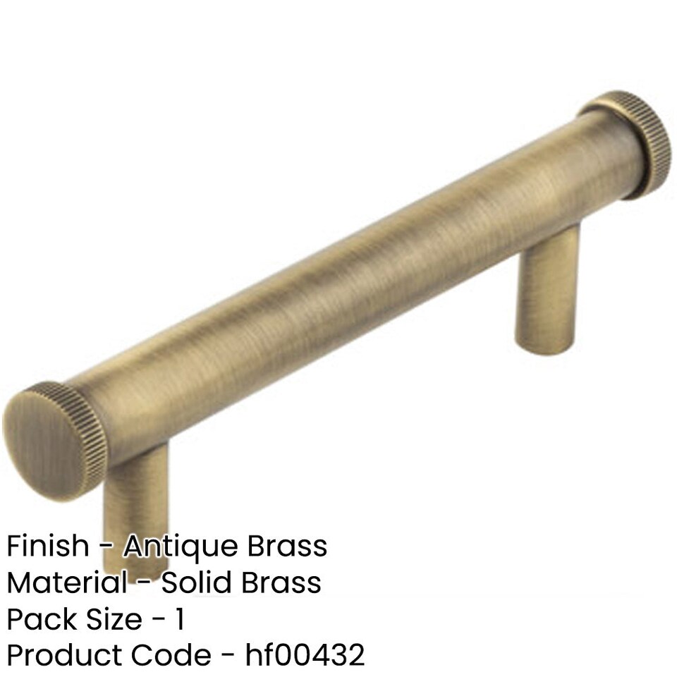 image 1 of Stylish 96mm Antique Brass Cabinet Handle for Modern Interiors - Kitchen Drawer Pull Handle