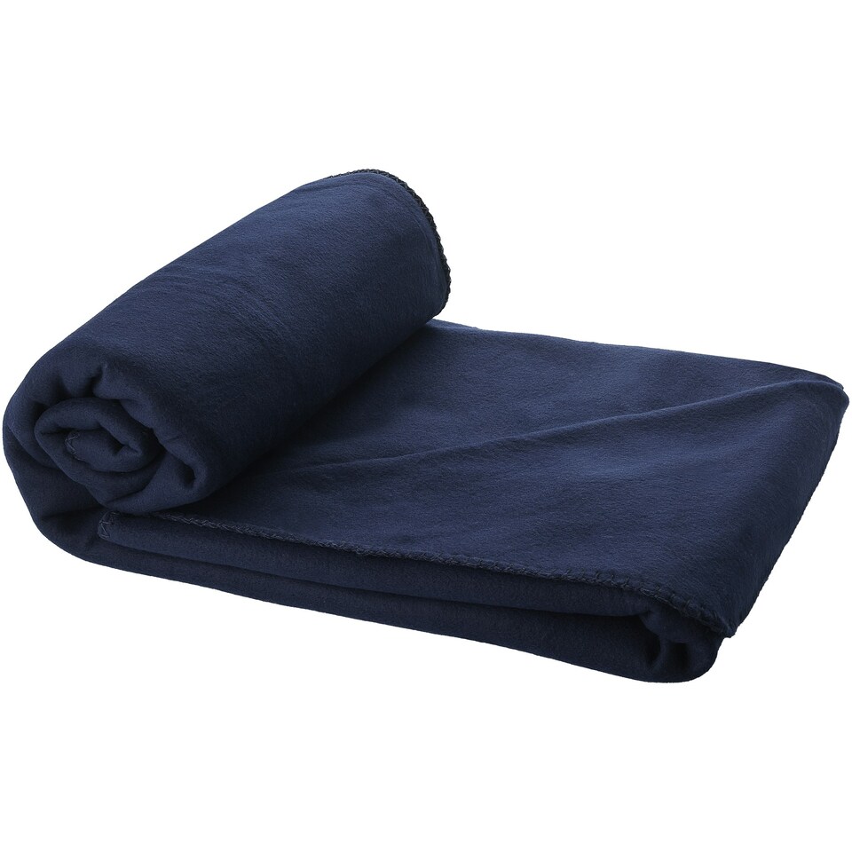 image 1 of Bullet Huggy Blanket And Pouch - Navy - 150 x 120 cm