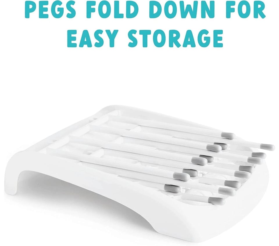 image 1 of Munchkin Baby Bottle Holder With Folding Deluxe Baby Bottle Drying Rack Stand