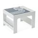image 10 of Hooga Wooden Activity Table with Storage - 4 City Baseplates & Chalkboard Grey
