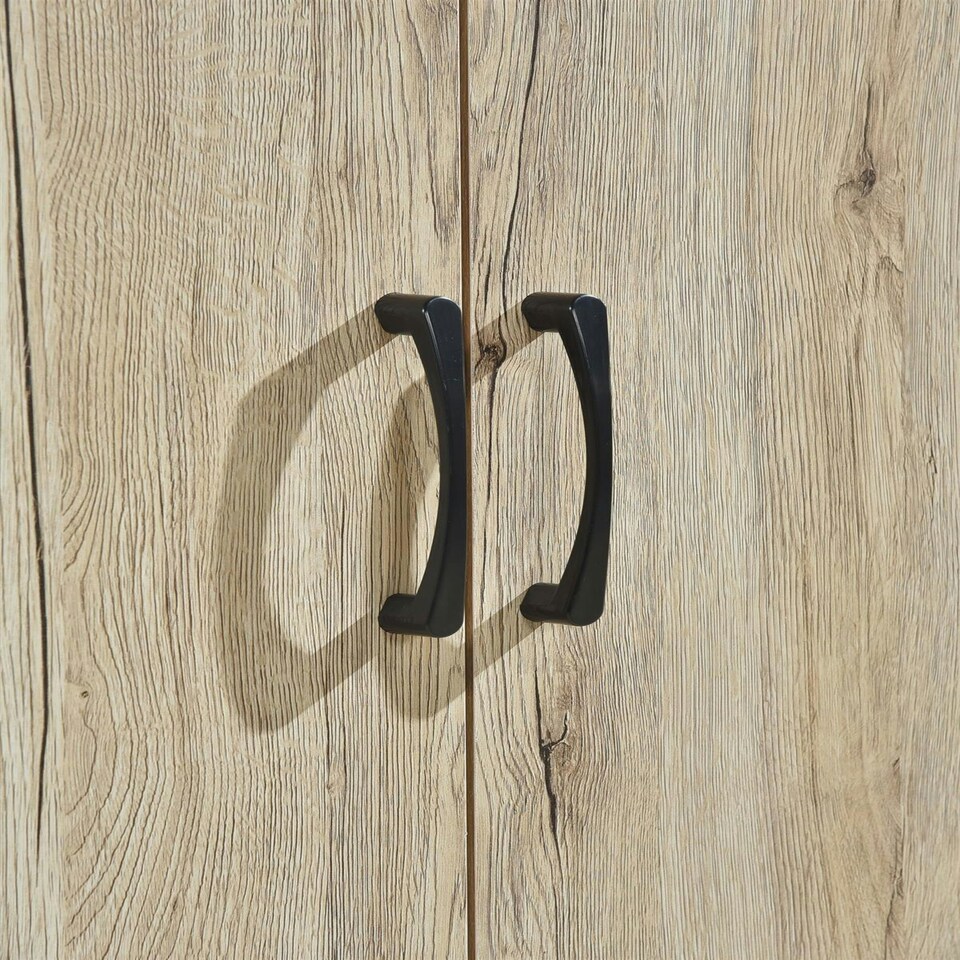 image 1 of Highbury 2 Door Double Wardrobe Brown | Sanremo Oak