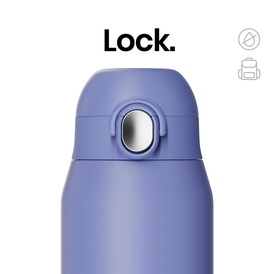 image 1 of ION8 REVIVE Insulated Steel Water Bottle, Dual Tone, 360ml / 12oz