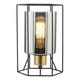 image 8 of Sabrina Black and Smoked Glass Table Lamp Black