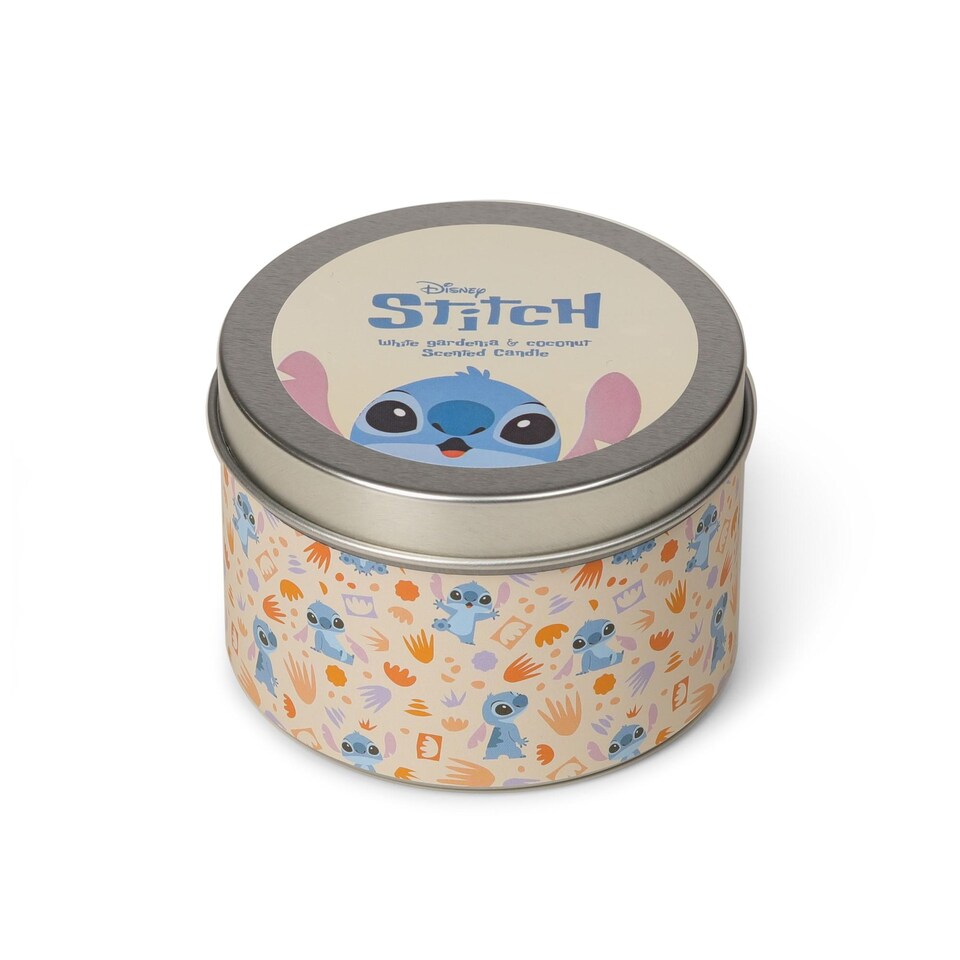 image 1 of Disney Lilo & Stitch Tin Candle - White Gardenia & Coconut