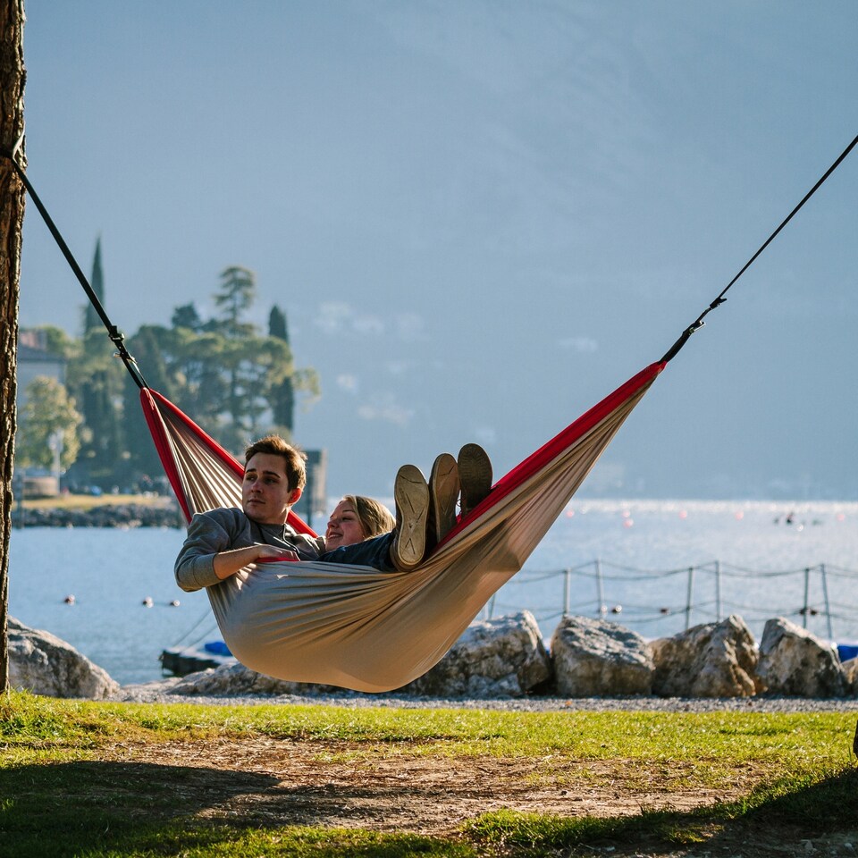 image 1 of Amazonas XXL Ultralight Camping Hammock – Silk Traveller