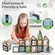 image 4 of Dekko 60pc Magnetic Building Blocks Set STEM Educational Toy for Kids | Multi | Nature