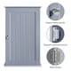image 5 of Yaheetech Wall Mounted Cabinet with 3 Tiers Grey Grey