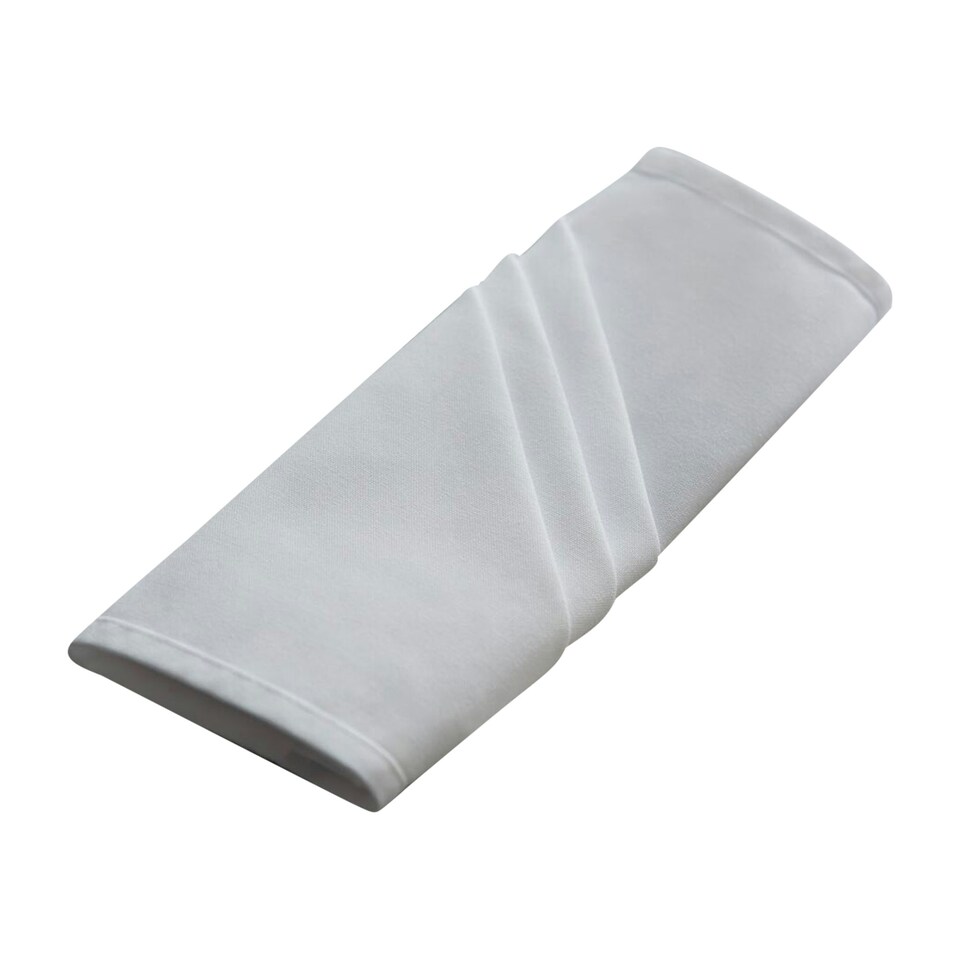 image 1 of Belledorm Amalfi Rectangular Table Cloth - White - 132 x 230cm
