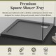 image 2 of Balterley Premium Square Shower Tray | Grey | Grey Slate | 1