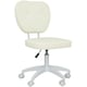 image 1 of Vinsetto Vanity Task Chair with Adjustable Height, Armless, Cream | Cream | White | One Size