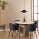 image 3 of Linley Round Dining Table in White Oak