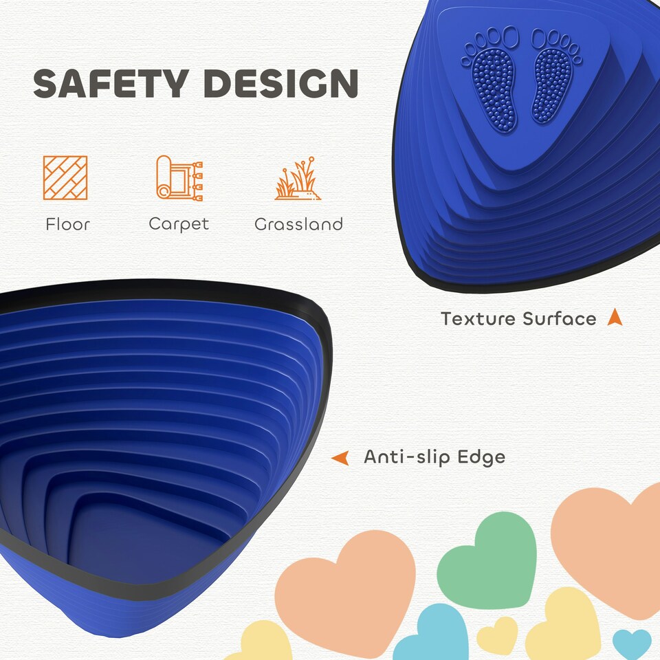 image 1 of AIYAPLAY 11 Pieces Stepping Stones for Balance and Motor Skills Multi | One Size