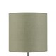 image 2 of Set of 2 Sage Green Textured Cotton 17cm Table Lamp Shades Green