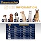 image 6 of Dreamcatcher Grey XL Dog Bed Orthopaedic Extra Large Flat Crate Mattress 104x74x9cm | Grey | Grey | 1
