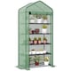 image 1 of Outsunny Widened Mini Greenhouse 5 Tier Green House, 193H x 90W x 49Dcm, Green