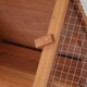 image 8 of Wooden Outdoor Triangle Rabbit Guinea Pig Pet Hutch Run Cage
