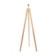 image 4 of ValueLights Jackson Natural Wooden Tripod Floor Lamp Base | Brown