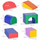 image 5 of HOMCOM 7 Pieces Kids Foam Soft Play Set Toddler Indoor Climbers Play Structures