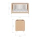 image 3 of Tutti Bambini Fika Mini 3pc Room Set - Light Oak/White Sand