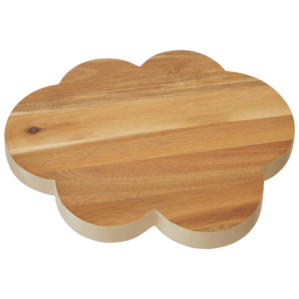 image 1 of Interiors by Premier Small Cloud Chopping Board, Thick and Durable Cutting Board for Kitchen Worktops, Kitchen Chopping Board