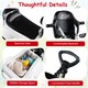 image 4 of COSTWAY 3 in 1 Push Car Toddler Stroller Walking Car White