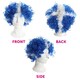 image 3 of Pack of 12 Red and White Supporters Curly Wig Red | One Size