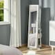 image 2 of HOMCOM Jewelry Cabinet Full Length Mirror 360 Swivel Jewelry Organizer