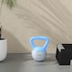 image 7 of SPORTNOW Kettlebell with Soft Body and Non-Slip Handle | Blue | Light Blue and Grey