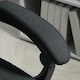 image 8 of Vinsetto Office Chair with Adjustable Height, Wheels, Footrest, Black