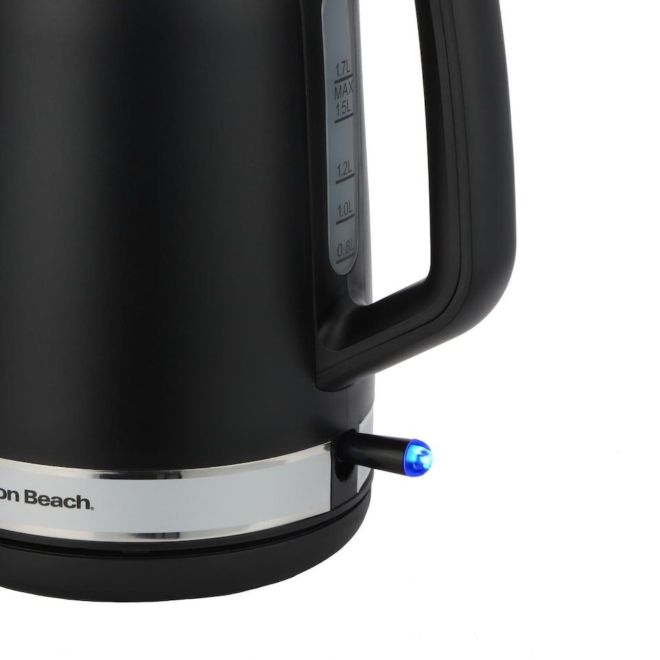 image 1 of Hamilton Beach Ella Black Kettle & Toaster Set