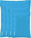 image 1 of Straame 100 Assorted Blue Postal Bags, Self-Seal, Flexible, Tear-Proof, 4 Sizes, 25 Each | Blue | DL | 100