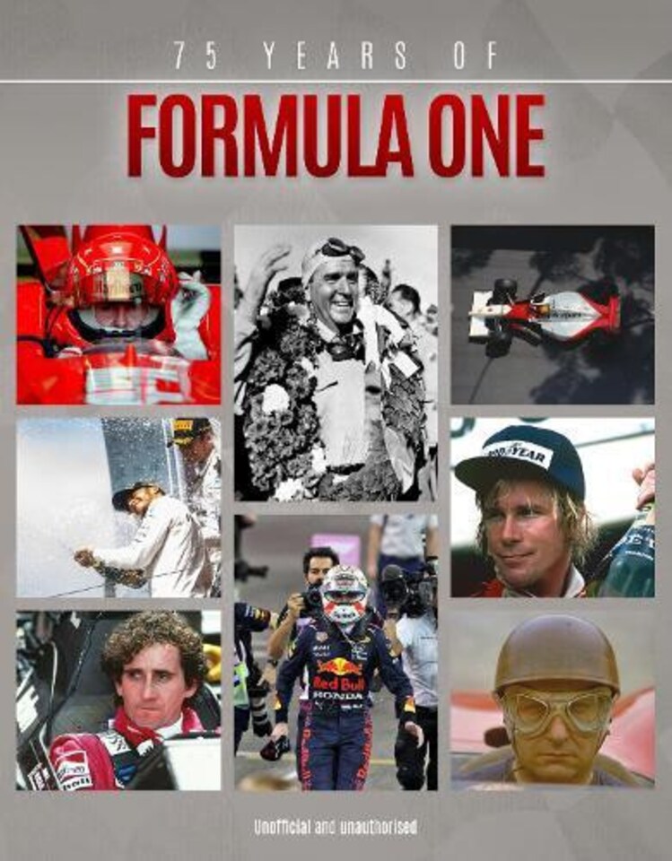 75 Years of Formula One Hardback Book