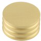 image 1 of Elegant 40mm Satin Brass Cupboard Knob for Stylish Interiors - Kitchen Cabinet Knob