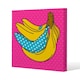image 1 of Pop art banana (Canvas Print) 114 x 114 x 4cm