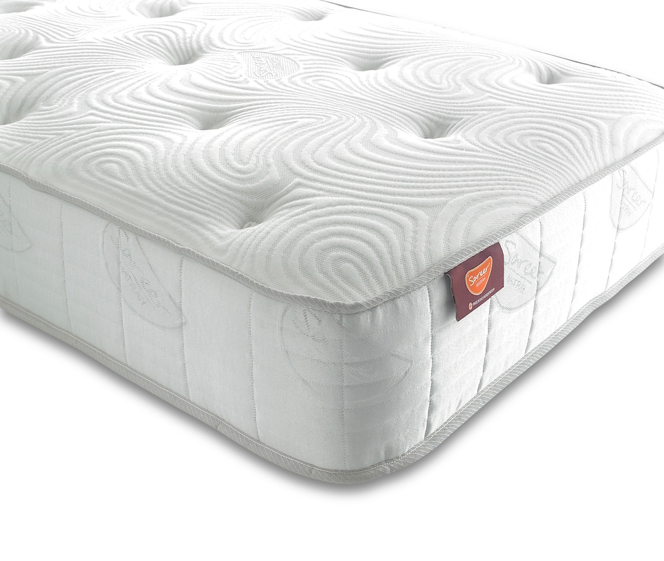 image 1 of Sareer Latex Coil Spring Mattress 4FT | White | Small Double