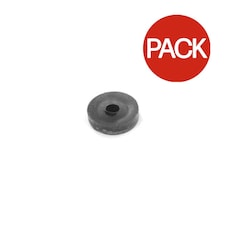 Securit Tap Washer (Pack of 2) - Black - 19mm
