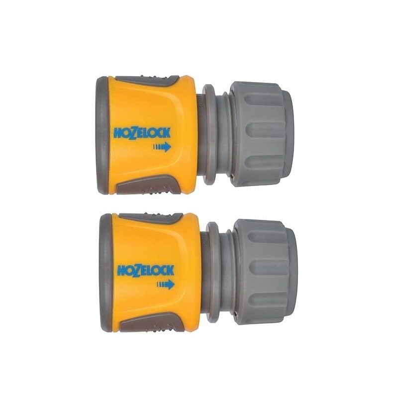 Hozelock Soft Touch Hose End Connector - Multi Colour - Twin Pack Multi Twin Pack