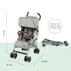 image 3 of Discovery Prime Pushchair - 6 Months to 22kg (Approx. 4 Years*), Lightweight & Compact, UPF 50+ Hood, Buggy Organiser, Storage Bag & Rain Cover (Silver/Grey)