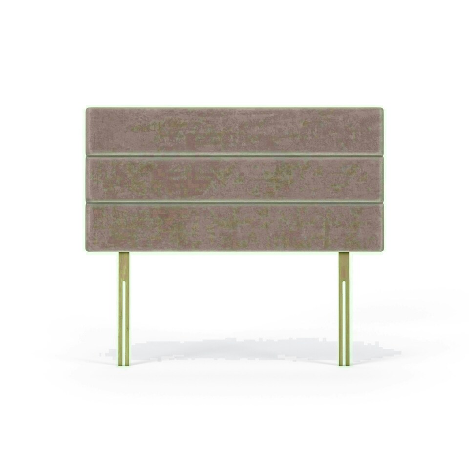 Milan Mink Naples Velvet Headboard Super King N/A