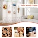 image 7 of COSTWAY 4 Panel 162 x 170cm Folding Room Divider with Pegboard Display