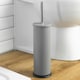 image 4 of Harbour Housewares Round Toilet Brush - Matt Grey Grey