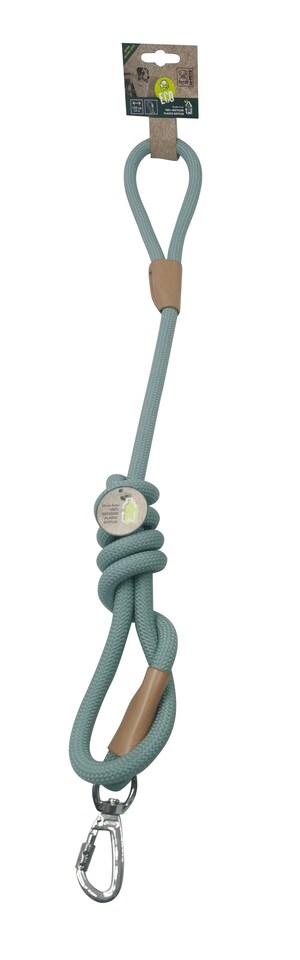 M-PETS Eco Dog Leash with Secure Lock - Blue