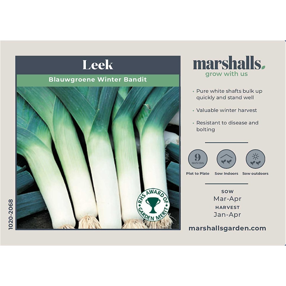 image 1 of Marshalls Garden Leek Seeds Early & Late Duo Pack