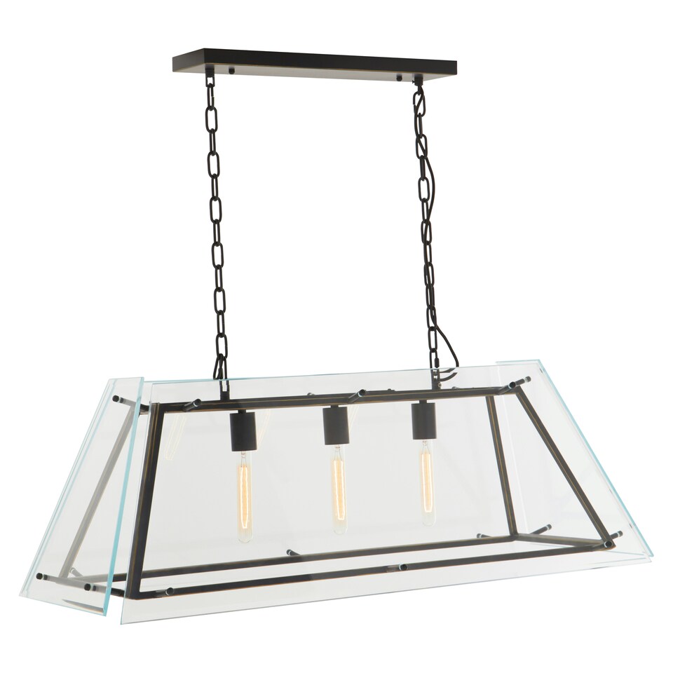 image 1 of Interiors by Premier Black Finish Pendant Light