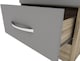 image 5 of Nevada 1 Door 1 Drawer Wardrobe | Grey