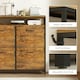 image 8 of HOMCOM Shoe Cabinet with 4 Flip Drawers, Holds 12-20 Pairs Brown | 98W x 24D x 95H cm