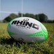 image 2 of Rhino Rapide XV Rugby Ball - White/Green - 5