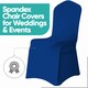 image 6 of Chair Cover Spandex Polyester Stretch, Flat Dining Slipcovers - 10pcs