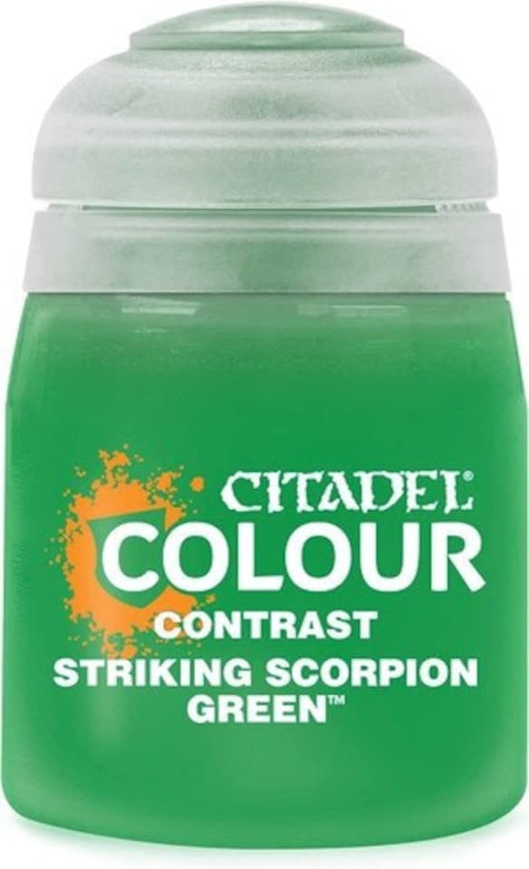 image 1 of Games Workshop Citadel Colour Contrast: Striking Scorpion Green (18ml) Paint