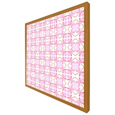 Orange sublime boho chic summer design (Picture Frame) Brown | Oak | XS